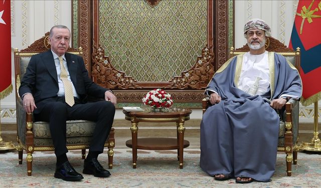 Cumhurbaşkanı Erdoğan, Umman Sultanı Heysem bin Tarık ile görüştü