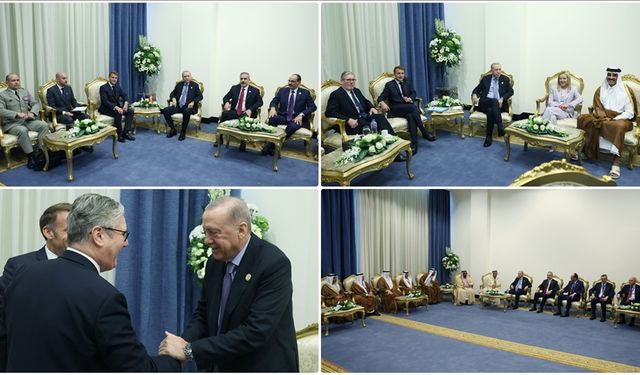 Cumhurbaşkanı Erdoğan’dan “Barış için Şarm El-Şeyh Zirvesi" kapsamında diplomasi trafiği