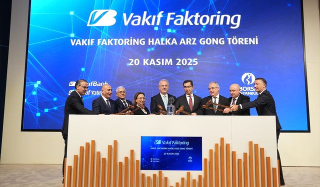 Borsa İstanbul'da gong Vakıf Faktoring için çaldı
