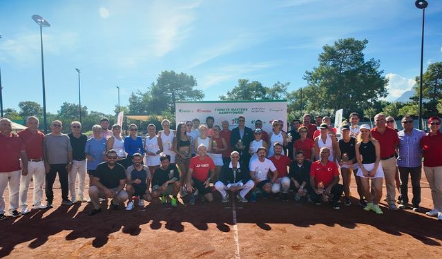 Corendon Tennis Club Kemer, Masters Türkiye Şampiyonası'na ev sahipliği yaptı