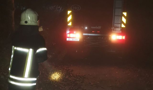 Hırvatistan'da telsiz irtibatı kesilen OGM'ye ait yangın söndürme uçağının enkazına ulaşıldı