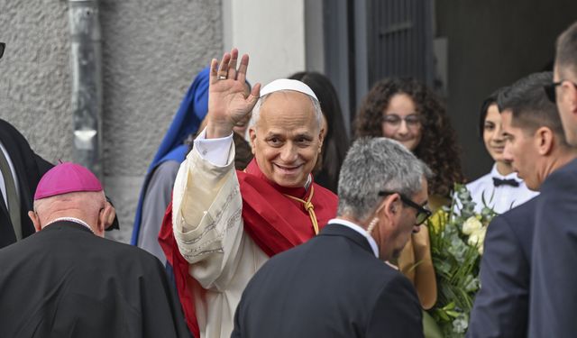 Vatikan Devlet Başkanı Papa 14. Leo, Kutsal Ruh (Saint Esprit) Katedrali'nde konuştu