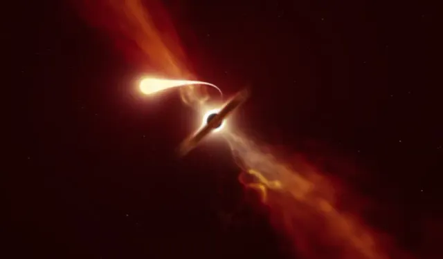 100 Milyon yıl sonra sessizliğini bozan kara delik