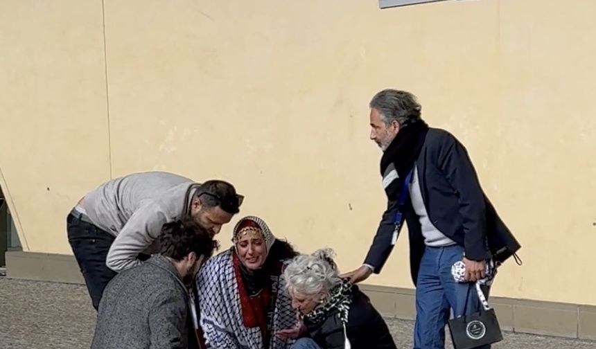 AB Komisyonu önünde "Gazze"ye ağıt