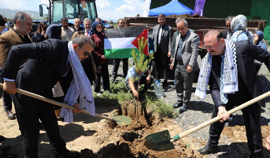 Filistin halkının yaşadığı acılara dikkati çekmek için "Gazze Hatıra Ormanı" oluşturuldu