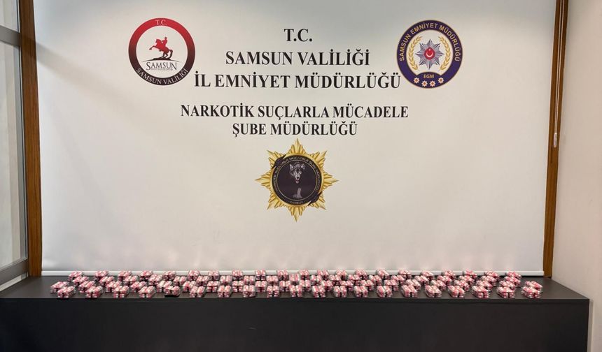 Samsun'da uyuşturucu operasyonunda 2 zanlı yakalandı
