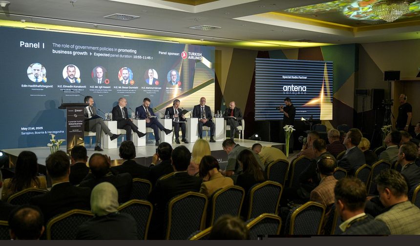 Ticaret Bakan Yardımcısı Gürcan Türkiye ve Bosna Hersek'in ticaret hacminin 1 milyar doları geçtiğini belirtti