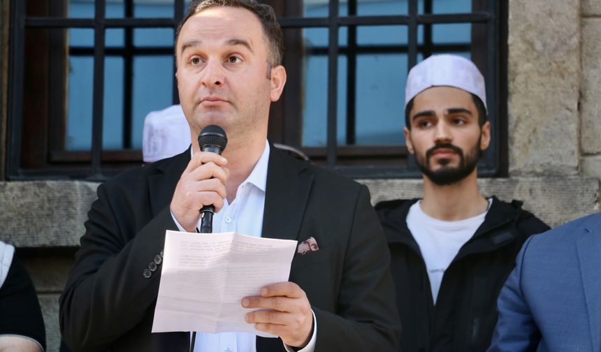 Trabzon'da Filistin'e destek yürüyüşü düzenlendi