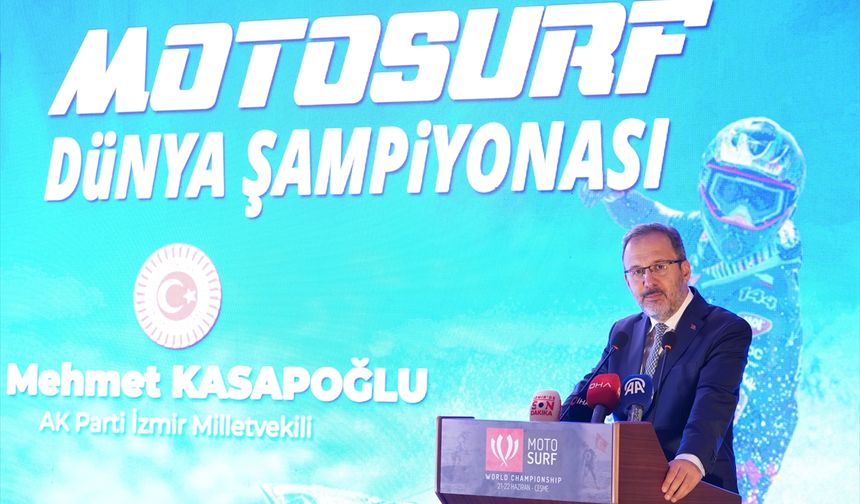 Türkiye'de ilk kez yapılacak Dünya Motosurf Şampiyonası, 21 Haziran'da İzmir'de başlayacak