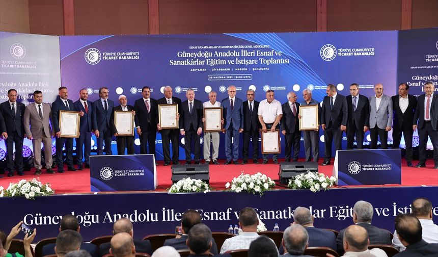 Ticaret Bakan Yardımcısı Mahmut Gürcan Şanlıurfa'da konuştu: