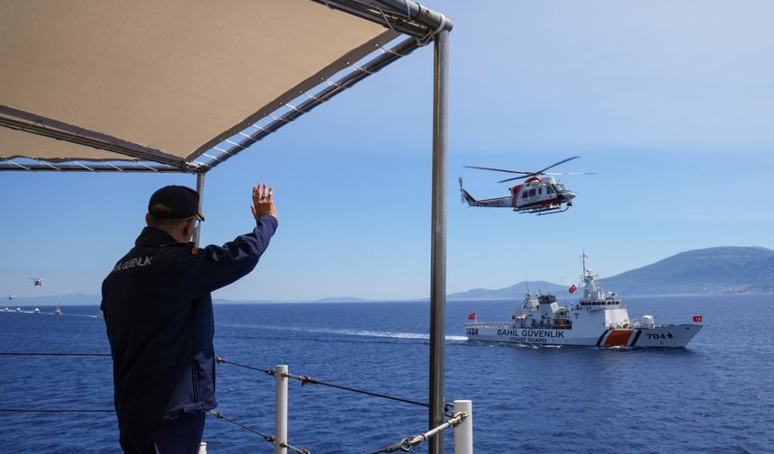 Anadolu Yıldızı 2025 Müşterek Arama Kurtarma Tatbikatı'nın Ege Denizi'ndeki bölümü tamamlandı