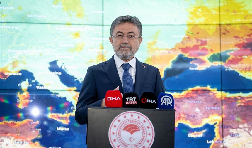Tarım ve Orman Bakanı Yumaklı, orman yangınlarında son duruma ilişkin bilgi verdi: