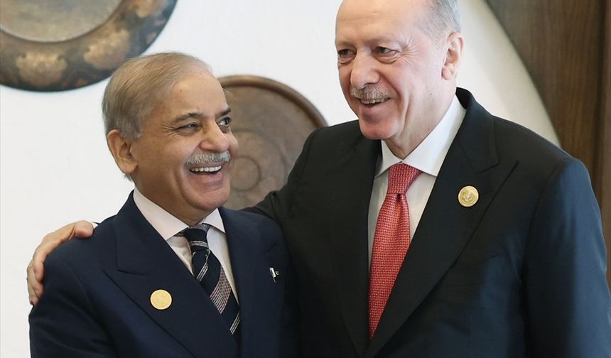 Cumhurbaşkanı Erdoğan, Pakistan Başbakanı Şerif ile görüştü