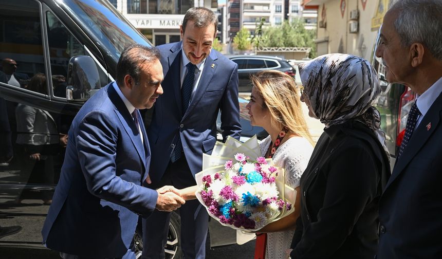 Sanayi ve Teknoloji Bakanı Mehmet Fatih Kacır, Kilis'te