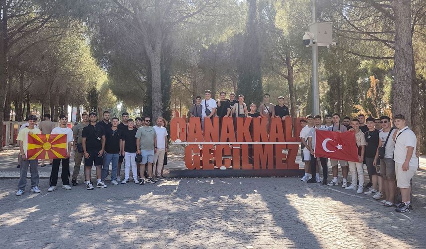 Kuzey Makedonya'dan 90 öğrenci TİKA'nın desteğiyle Türkiye'yi ziyaret etti