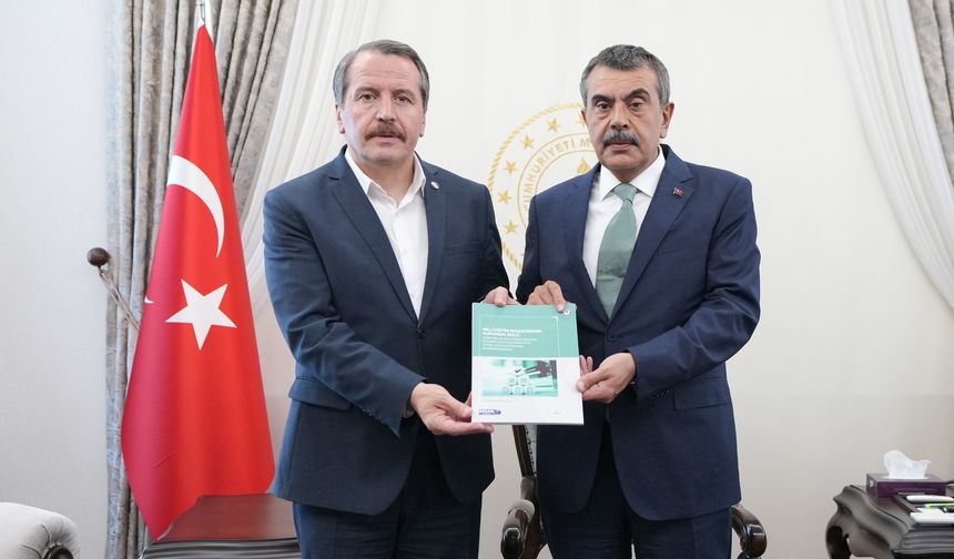 Memur-Sen Genel Başkanı Yalçın'dan Bakan Tekin'e ziyaret