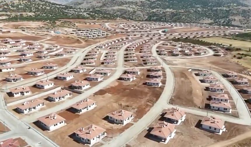 Malatya'da 288 kırsal konut yarın hak sahiplerine teslim edilecek