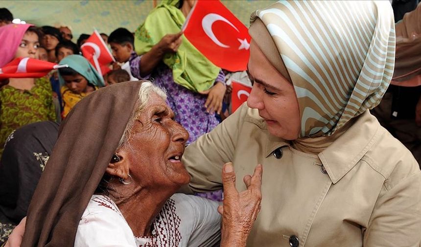 Emine Erdoğan'dan Pakistan'daki sel felaketine ilişkin paylaşım