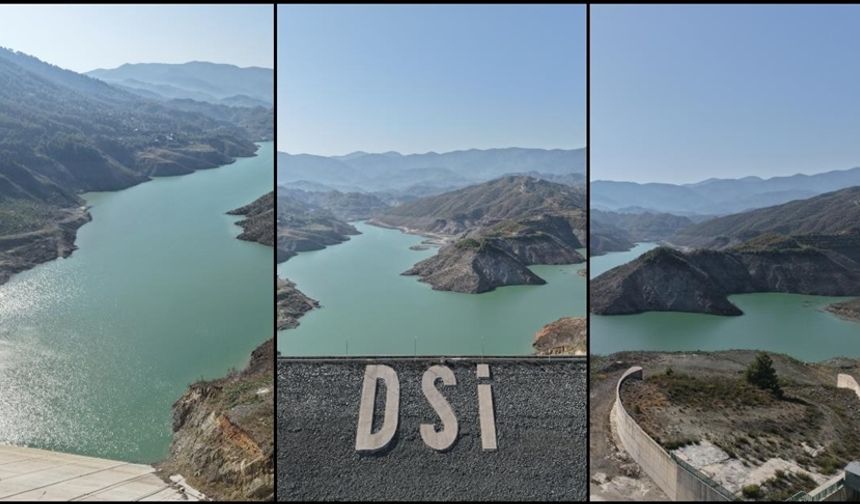 Hatay'da iki barajın doluluk oranı kuraklık nedeniyle 'kritik seviye'de