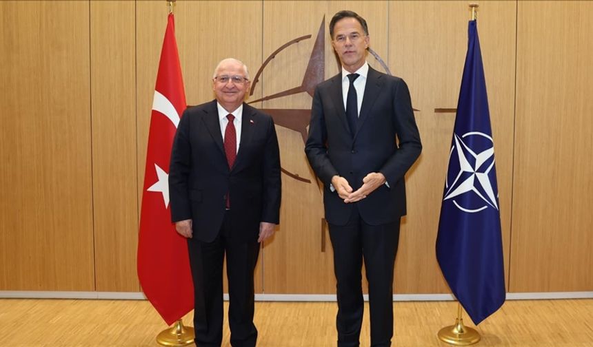 Milli Savunma Bakanı Güler, NATO Genel Sekreteri Rutte ile görüştü