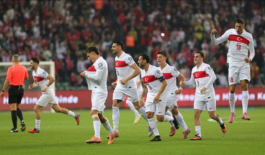 A Milli Futbol Takımı grubu ilk ikide bitirmeye çok yaklaştı