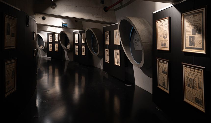 'Bir Ulusun Yası, Manşetlerin Yankısı' sergisi, Atatürk'e dair tarihi sayfaları ziyaretçilerle buluşturuyor