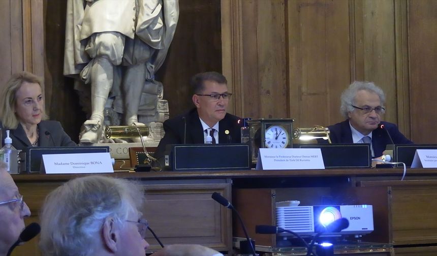 TDK ve Fransız Akademisinden Paris'te ortak toplantı