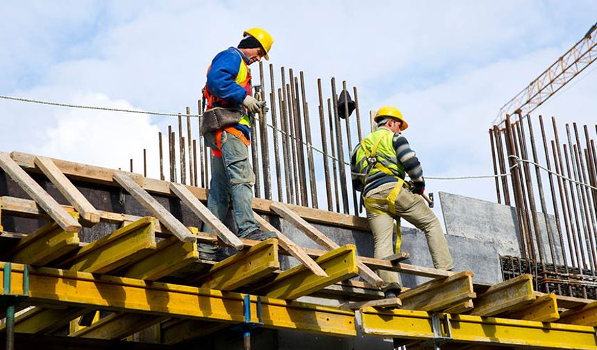 İnşaat sektöründe çalışan sayısı tüm zamanların zirvesinde