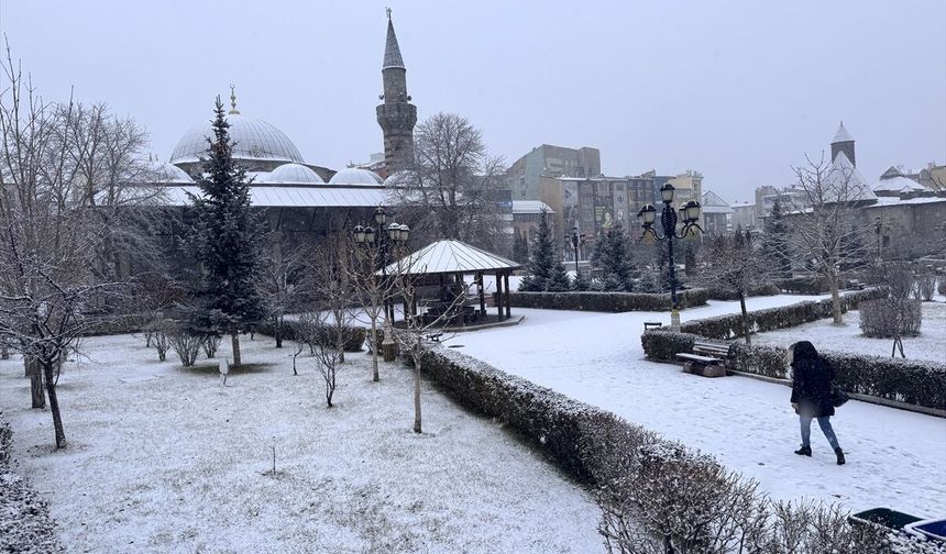 Erzurum, Kars, Ardahan ve Tunceli'de kar etkili oluyor