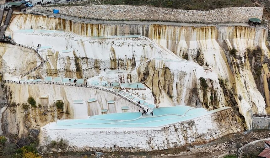 Göksu travertenlerini yaklaşık 350 bin kişi ziyaret etti