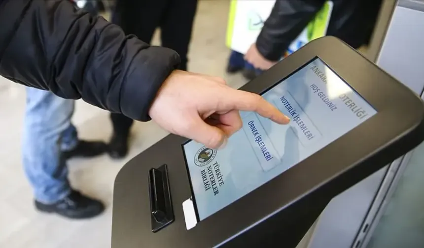 Noter belgelerine karekod zorunluluğu geliyor