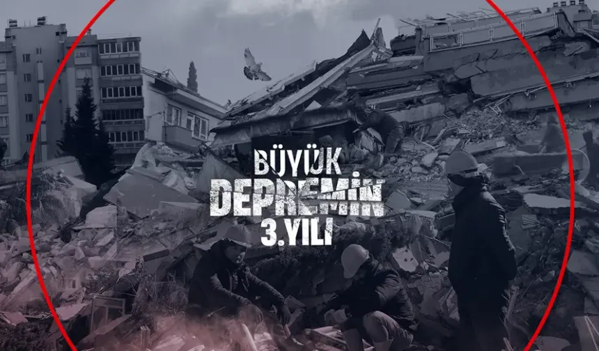 6 Şubat Depremlerinde Hayatını Kaybedenler Üçüncü Yılında Anıldı